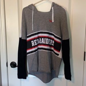Pink Red Raider hoodie